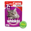 Ração Whiskas Sachê Carne ao Molho 7+ - Gatos Sênior Ração Whiskas Sachê Carne ao Molho 7+ - Gatos Sênior