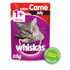 Ração Whiskas Sachê Carne Jelly - Gatos Adultos Ração Whiskas Sachê Carne Jelly - Gatos Adultos