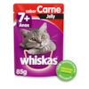 Ração Whiskas Sachê Carne Jelly - Gatos Sênior Ração Whiskas Sachê Carne Jelly - Gatos Sênior