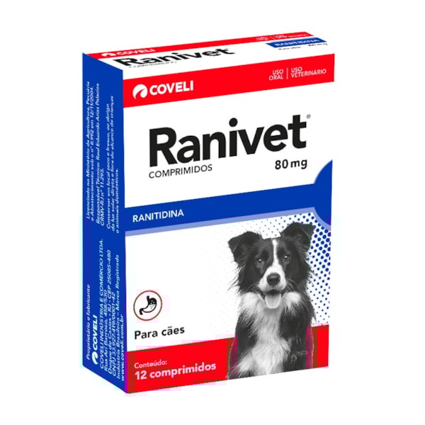 Ranivet 80mg 1 comprimidos - Coveli Ranivet 80mg 1 comprimidos - Coveli