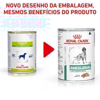 Royal Canin Cães Diabetic Lata 410g Royal Canin Cães Diabetic Lata 410g