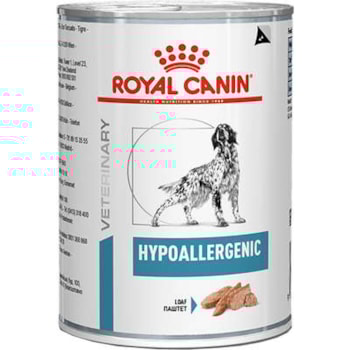 Royal Canin Cães Hypoallergenic Lata - Royal Canin Royal Canin Cães Hypoallergenic Lata - Royal Canin
