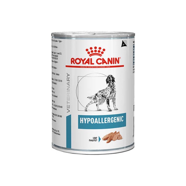 Royal Canin Cães Hypoallergenic Lata - Royal Canin Royal Canin Cães Hypoallergenic Lata - Royal Canin