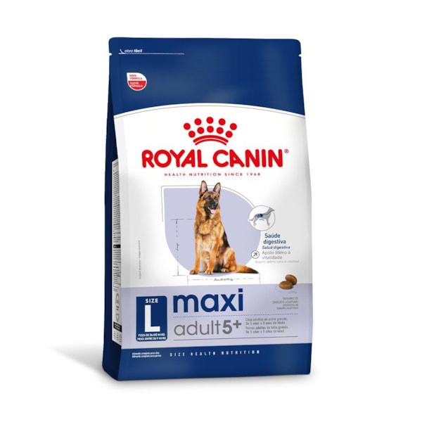 Royal Canin Cães Maxi 5+ 12kg - Royal Canin Royal Canin Cães Maxi 5+ 12kg - Royal Canin