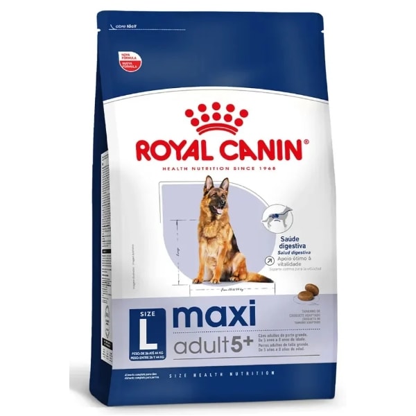 Royal Canin Cães Maxi 5+ 12kg - Royal Canin