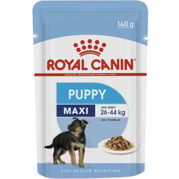 Royal Canin Cães Maxi Puppy/Filhotes Sachê 140g - Royal Canin Royal Canin Cães Maxi Puppy/Filhotes Sachê 140g - Royal Canin