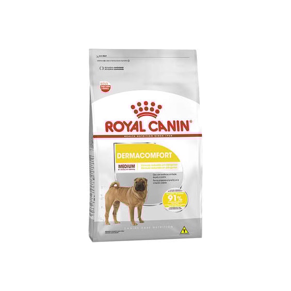 Royal Canin Cães Medium Dermacomfort - Royal Canin Royal Canin Cães Medium Dermacomfort - Royal Canin
