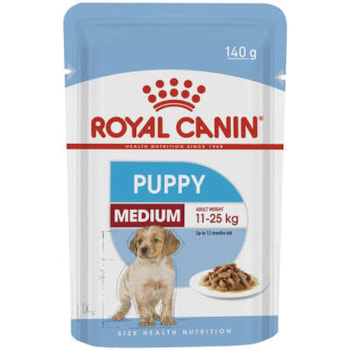 Royal Canin Cães Medium Puppy/Filhotes Sachê 140g - Royal Canin