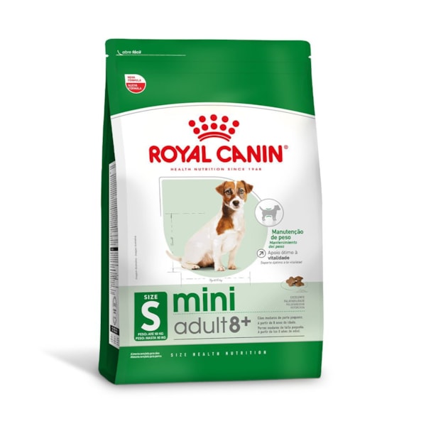 Royal Canin Cães Mini Adulto 8+ - Royal Canin Royal Canin Cães Mini Adulto 8+ - Royal Canin