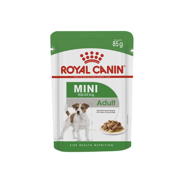 Royal Canin Cães Mini Adulto Sachê 85g - Royal Canin Royal Canin Cães Mini Adulto Sachê 85g - Royal Canin