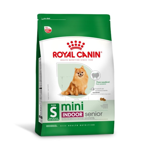 Royal Canin Cães Mini Indoor Sênior - Royal Canin Royal Canin Cães Mini Indoor Sênior - Royal Canin