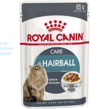 Royal Canin Gatos Hairball Care/Controle de Bolas de Pelo sachê 85g - Royal Canin Royal Canin Gatos Hairball Care/Controle de Bolas de Pelo sachê 85g - Royal Canin