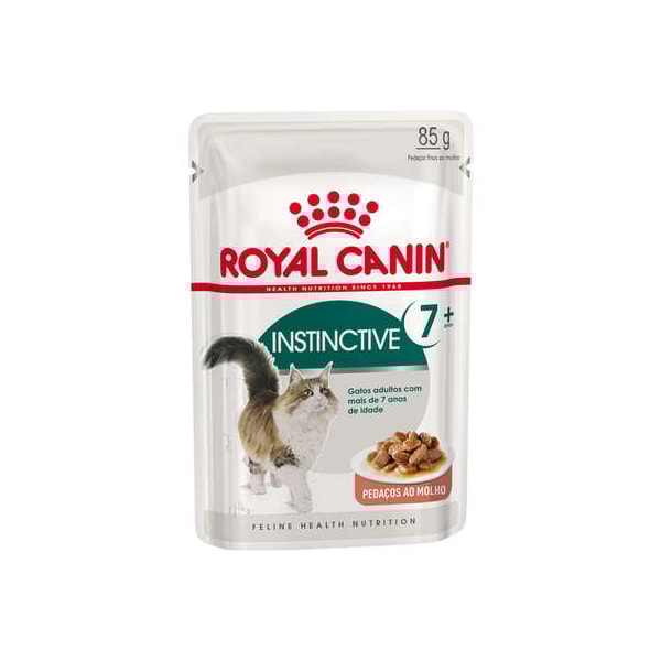 Royal Canin Gatos Instinctive 7+ sachê - Royal Canin Royal Canin Gatos Instinctive 7+ sachê - Royal Canin
