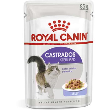 Royal Canin Gatos Sterilised/Castrados Sachê Jelly 85g - Royal Canin Royal Canin Gatos Sterilised/Castrados Sachê Jelly 85g - Royal Canin