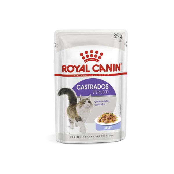 Royal Canin Gatos Sterilised/Castrados Sachê Jelly 85g - Royal Canin Royal Canin Gatos Sterilised/Castrados Sachê Jelly 85g - Royal Canin