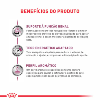 Royal Canin Sachê Veterinary Diet Renal para Gatos com Insuficiência Renal Sabor Frango - 85 g Royal Canin Sachê Veterinary Diet Renal para Gatos com Insuficiência Renal Sabor Frango - 85 g