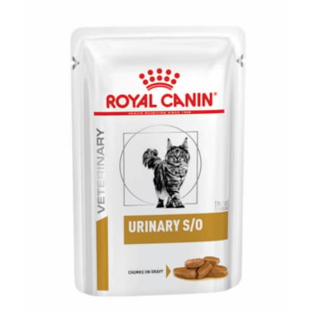 Royal Canin Sachê Veterinary Diet Urinary S/O para Gatos com Cálculos Urinários - 85 g