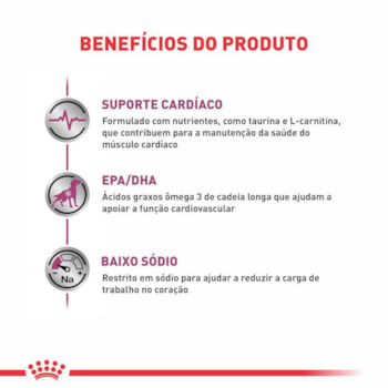 Royal Canin Veterinary Diet Cardiac para Cães Adultos com Insuficiência Cardíaca Crônica Royal Canin Veterinary Diet Cardiac para Cães Adultos com Insuficiência Cardíaca Crônica