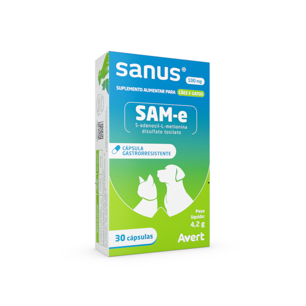 Sanus SAM-E 100 mg - 30cp - Avert Sanus SAM-E 100 mg - 30cp - Avert