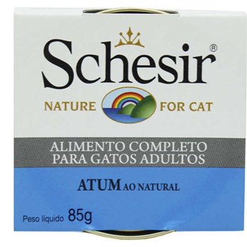 Schesir Cat Adulto Atum Natural Lata 85g