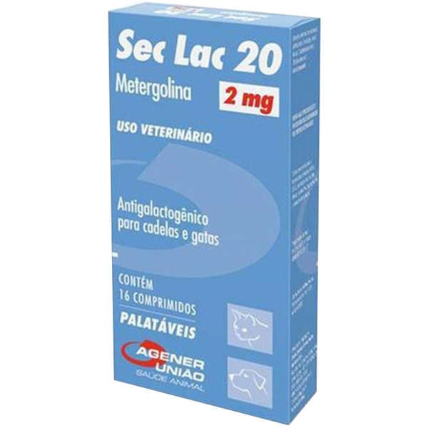 Sec Lac 20 com 16 comprimidos 2mg - Agener União Sec Lac 20 com 16 comprimidos 2mg - Agener União