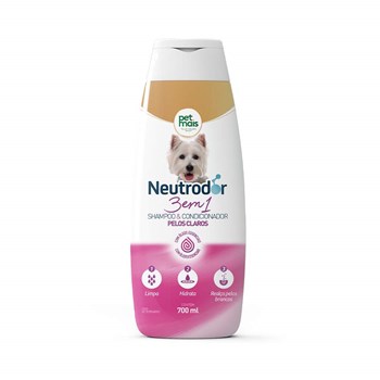 Shampoo 3em1 Pelos Claros Neutrodor