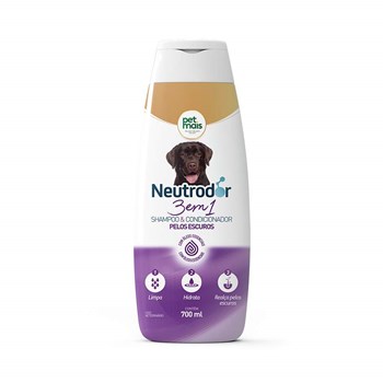 Shampoo Neutrodor 3em1 Pelos Escuros