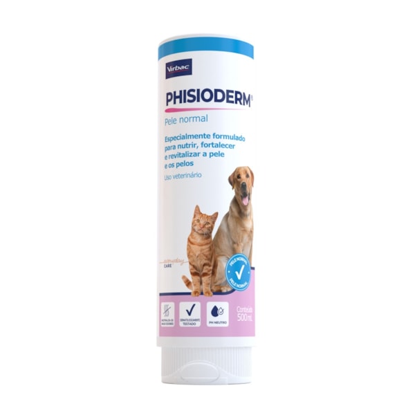Shampoo Virbac Phisioderm Pele Normal para Cães e Gatos Shampoo Virbac Phisioderm Pele Normal para Cães e Gatos