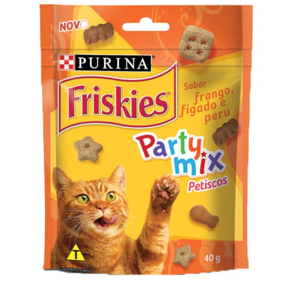 Snack Friskies - Frango, Fígado e Peru 40g Snack Friskies - Frango, Fígado e Peru 40g