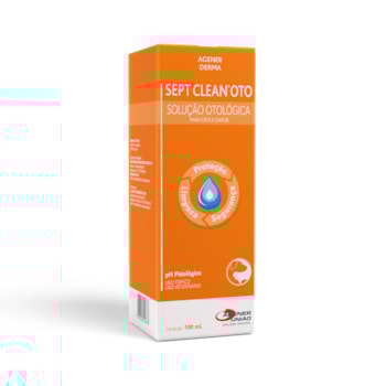 Solução Otológica Agener Sept Clean Oto para Cães e Gatos 100ML