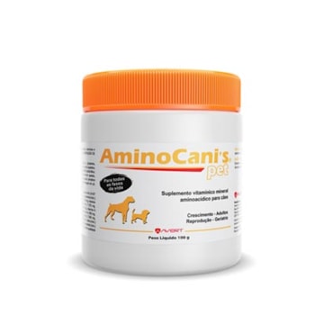 Suplemento Aminocanis Pet Cães e Gatos Suplemento Aminocanis Pet Cães e Gatos