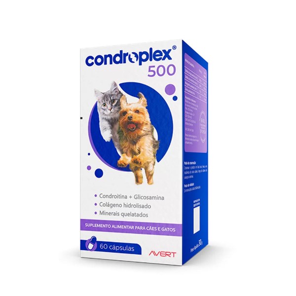 Suplemento Condroplex 500 Cães e Gatos