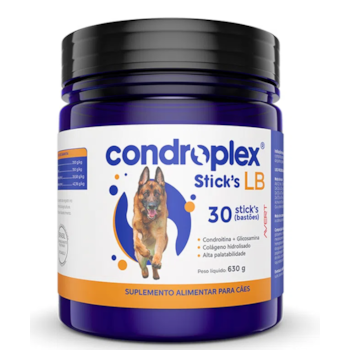 Suplemento Condroplex Stick's LB Cães 630g Suplemento Condroplex Stick's LB Cães 630g