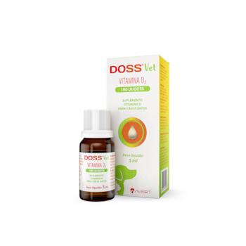 Suplemento Doss Vet 100UI Gotas Cães e Gatos Suplemento Doss Vet 100UI Gotas Cães e Gatos