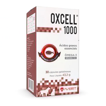 Suplemento Oxcell 1000mg Cães e Gatos Suplemento Oxcell 1000mg Cães e Gatos