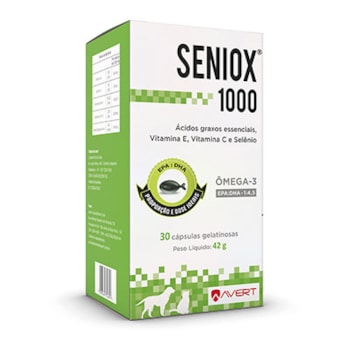 Suplemento Seniox 1000 Cães e Gatos Suplemento Seniox 1000 Cães e Gatos