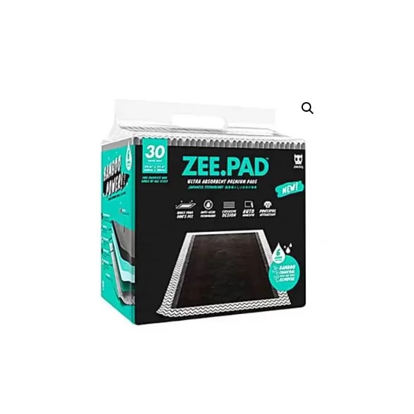 Tapete Higienico Zee Pad Preto 80x60 Tapete Higienico Zee Pad Preto 80x60