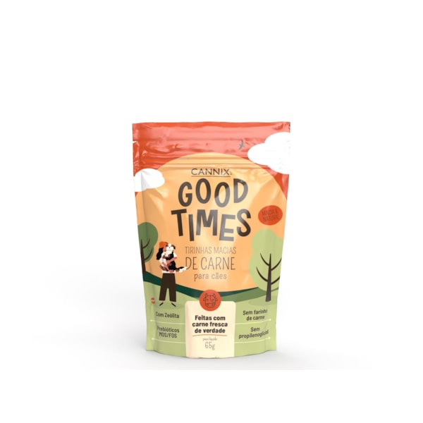 Tirinhas Macias Para Cães de Carne 65g - Cannix Tirinhas Macias Para Cães de Carne 65g - Cannix