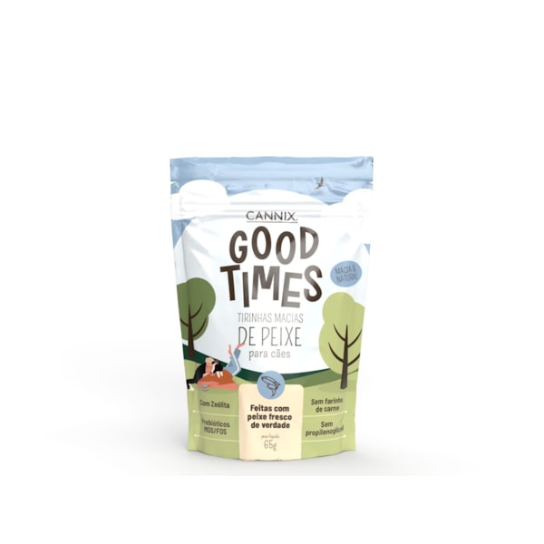 Tirinhas Macias Para Cães de Peixe 65g - Cannix Tirinhas Macias Para Cães de Peixe 65g - Cannix