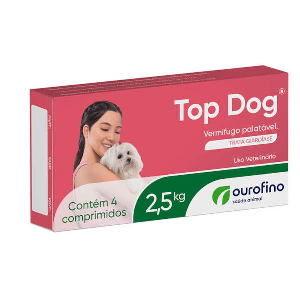 Top Dog 2,5kg 4 comprimidos - Ouro Fino Top Dog 2,5kg 4 comprimidos - Ouro Fino