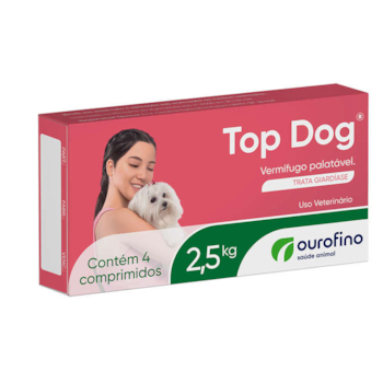 Top Dog 2,5kg 4 comprimidos - Ouro Fino Top Dog 2,5kg 4 comprimidos - Ouro Fino