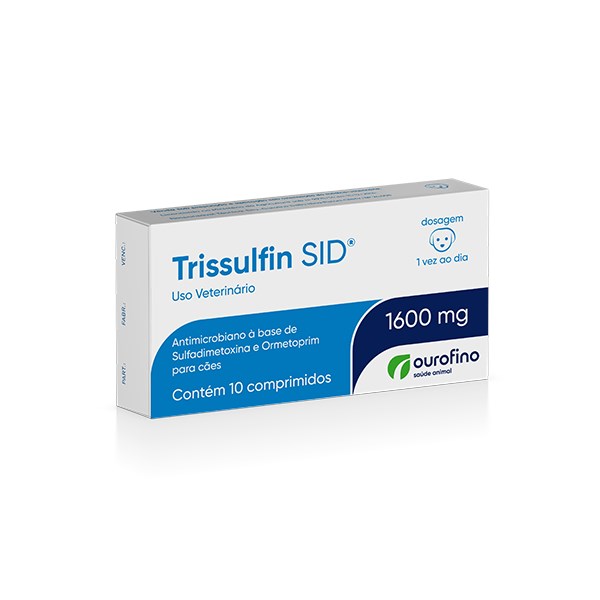 Trissulfin Sid 1600mg 5 comprimidos - Ouro Fino
