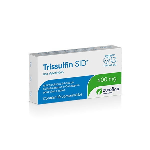 Trissulfin Sid 400mg 10 comprimidos - Ouro Fino