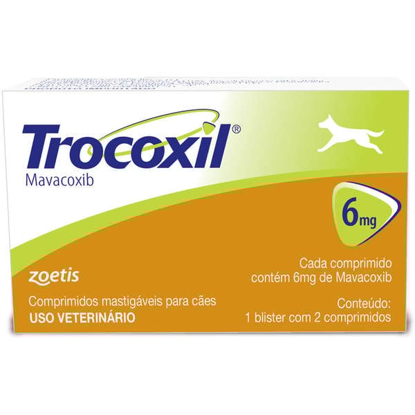Trocoxil 6mg 2 comprimidos - Zoetis Trocoxil 6mg 2 comprimidos - Zoetis