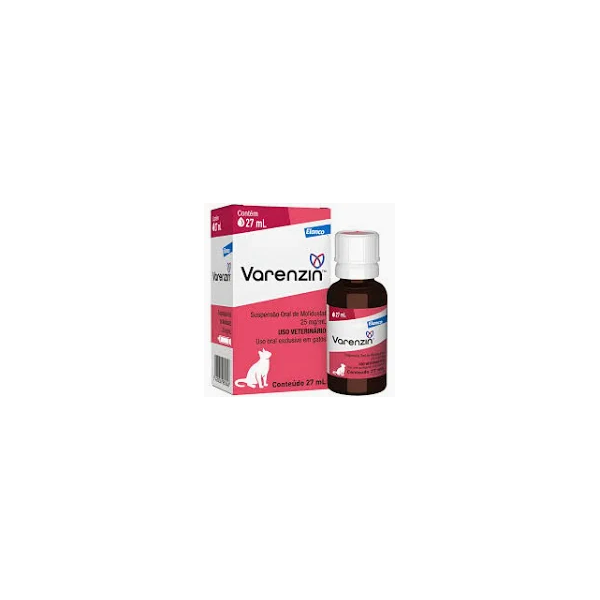 Varenzin Suspensão Oral 25mg / 27ML - Elanco Varenzin Suspensão Oral 25mg / 27ML - Elanco