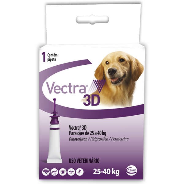 Vectra 3D Cães 25-40kg - Ceva