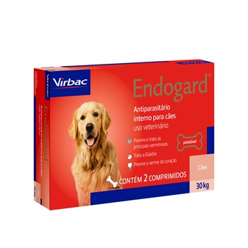Vermífugo Endogard Cães 30kg