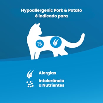 Vet Life Hypoallergenic Pork & Potato para Gatos Adultos de Todas as Raças 85g Vet Life Hypoallergenic Pork & Potato para Gatos Adultos de Todas as Raças 85g