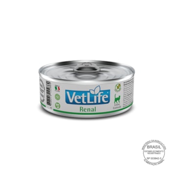 Vet Life Renal para Gatos Adultos de Todas as Raças 85g