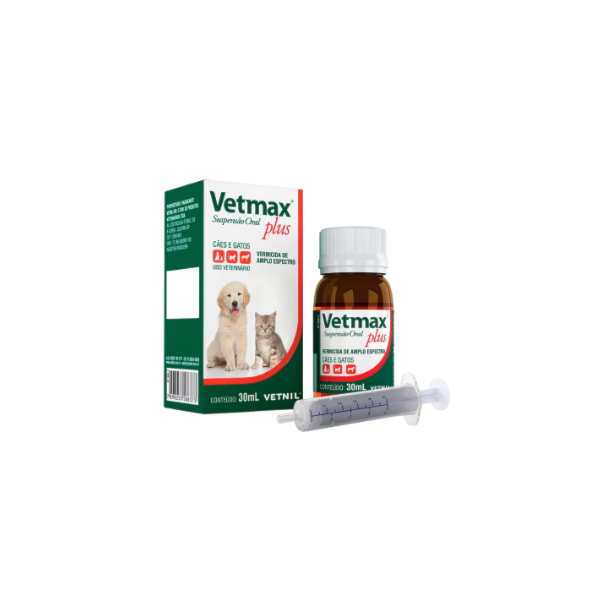 Vetmax Suspensão Plus 30ml - Vetnil Vetmax Suspensão Plus 30ml - Vetnil